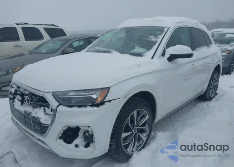 2021 Audi Q5 Premium 45 Tfsi Quattro S Tronic из США, поврежденный, VIN WA1AAAFY8M2067874